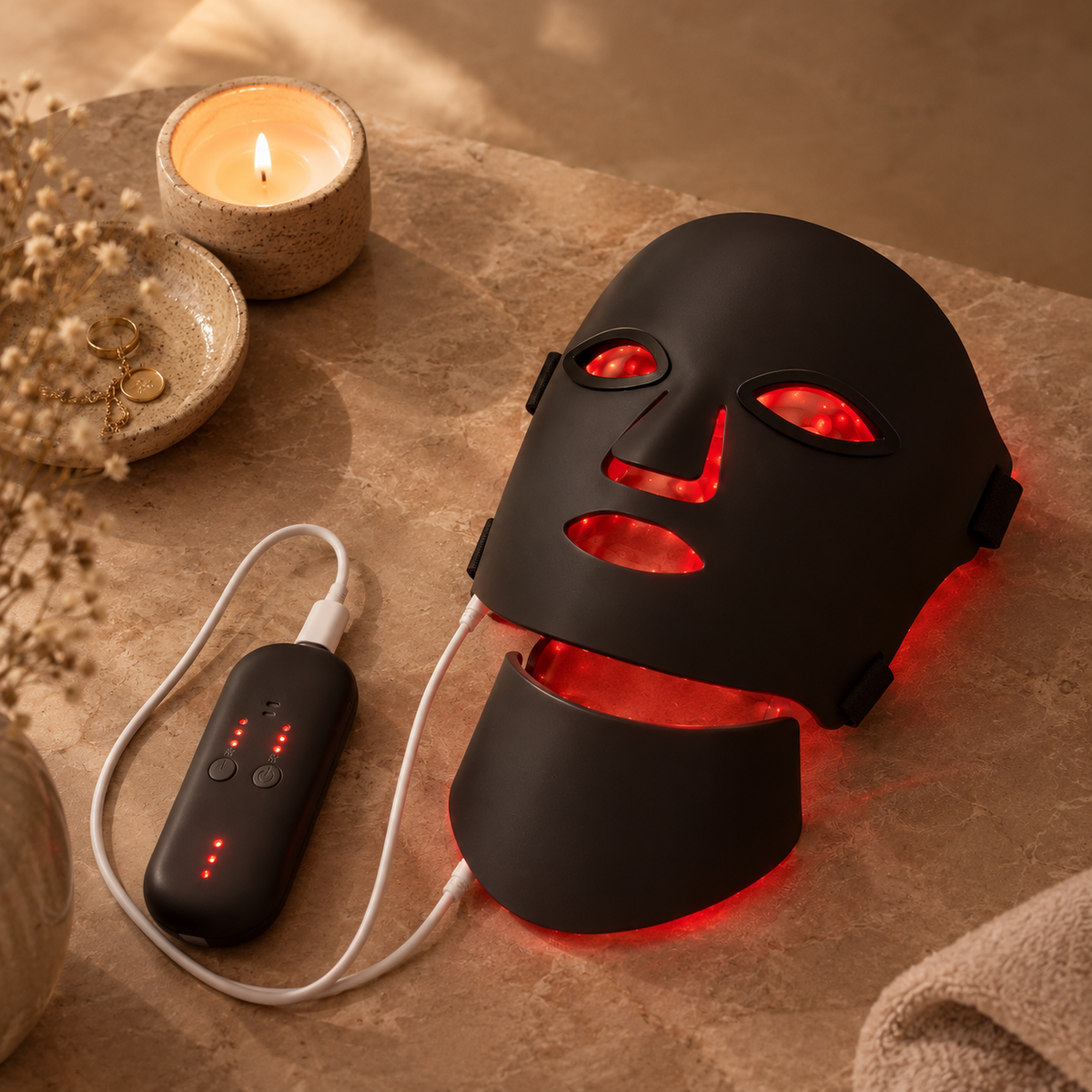 The Halo Mask - LED Light Therapy Face & Neck Mask