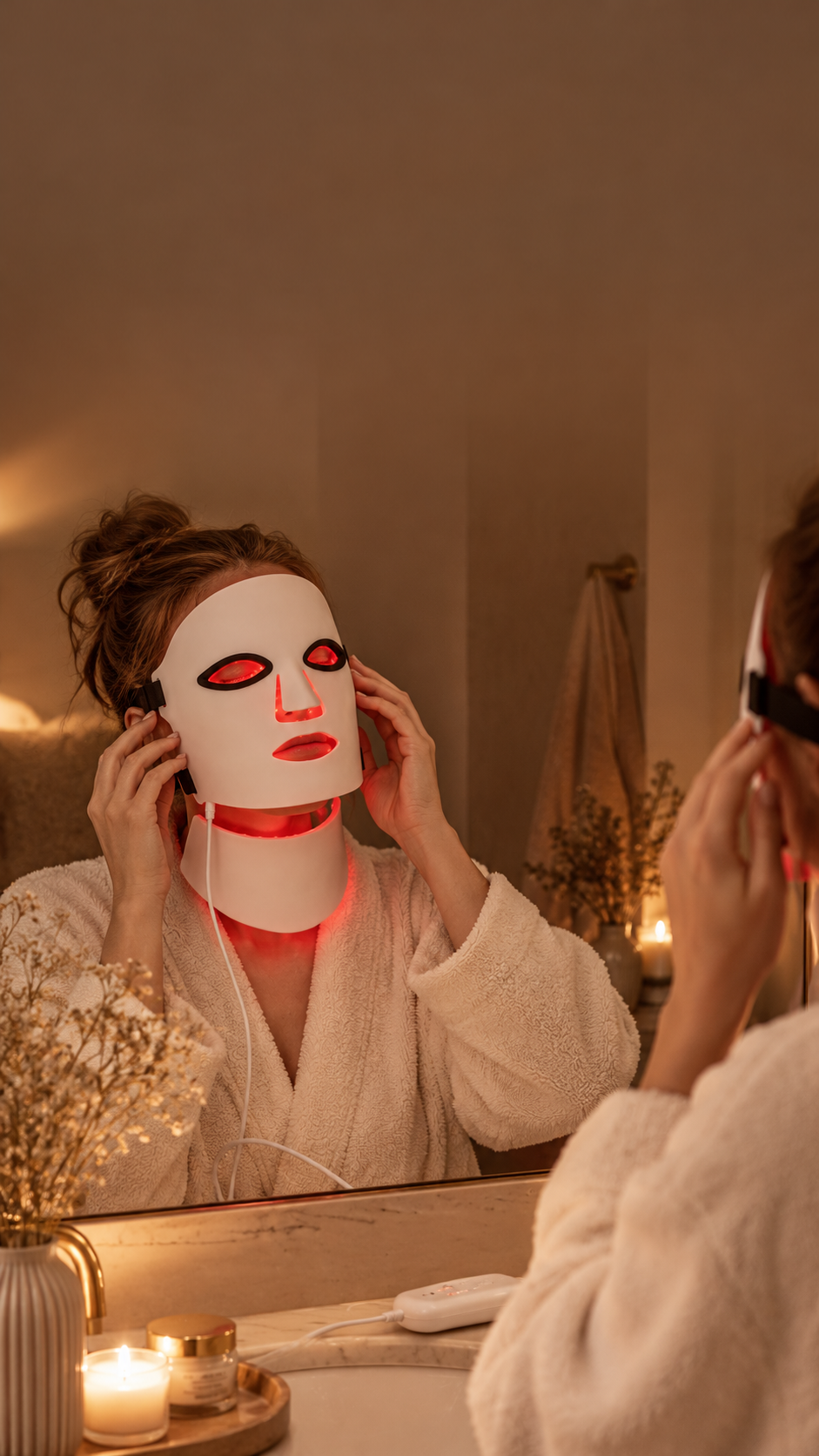 The Halo Mask - LED Light Therapy Face & Neck Mask